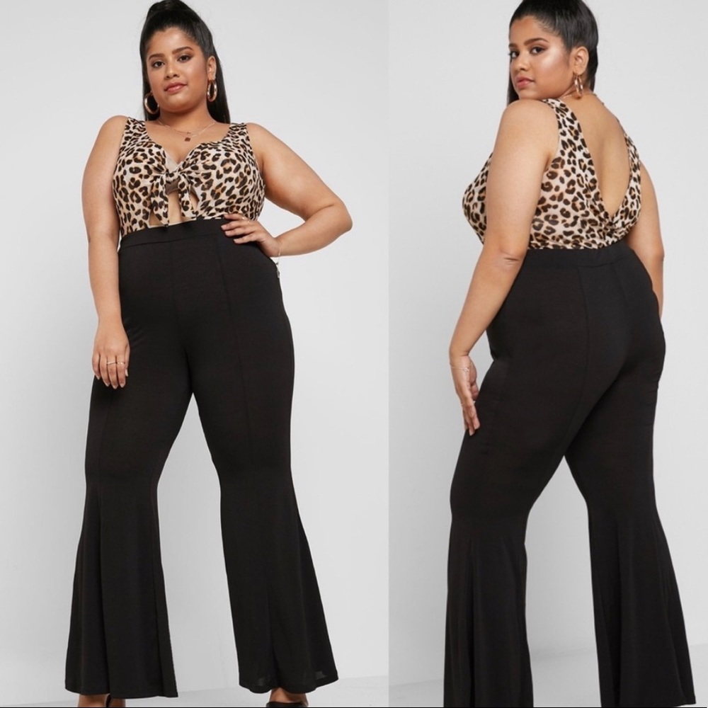🌸 2for$30: Forever 21 Plus Cheetah Print Jumpsuit